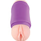 Delite Two Ways Vagina & Ass Masturbator - White
