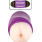 Delite Two Ways Vagina & Ass Masturbator - White