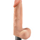 Real Feel No. 13  Long 8.5" Vibe Waterproof - Mutli-speed Flesh