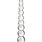 Icicles No 2 Realistic Dildo | Hand Blown Glass Dildo Massager | Clear Rippled Large Dildo