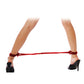 Fetish Fantasy Series Silk Rope Love Cuffs - Red