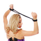 Fetish Fantasy Series Silk Rope Love Cuffs - Black