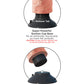 King Cock 9" Big Dildo | Vibrating Dildo | Flesh Suction Cup Dildo | Waterproof Realistic Dildo