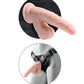 King Cock Plus Suction Cup Dildo |  9" Big Dildo Triple Density with Swinging Balls