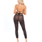 Pink Lipstick Mesmerize Me Tri Top & Legging Black O/S