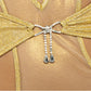 Gilded Beauty Metallic Shimmer Mesh Teddy w/Rhinestone Accents - Gold MD