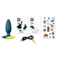 Romp Bass Vibrating Anal Plug - Teal