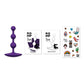 Romp Amp Flexible Anal Beads - Violet