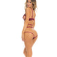 Rene Rofe Walk Away Strappy Teddy Burgundy S/M