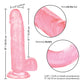 Size Queen 6" Big Dildo | Pink Dildo | Suction Cup Dildo | Realistic Dildo | Large Dildo