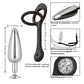 Star Fucker Slim Gem Plug w/Silicone Enhancer - Black