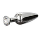 Star Fucker Slim Gem Plug w/Silicone Enhancer - Black