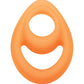 Alpha Liquid Silicone Glow in the Dark Teardrop Cock Ring