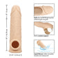 Performance Maxx Life-Like 7" Penis Extension - Ivory