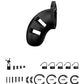 Shots Man Cage Chastity 3.5" Cock Cage Model 20 - Black
