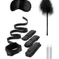 Shots Ouch Bed Bindings Restraint Kit - Black
