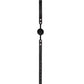 Shots Ouch Black & White Silicone Ball Gag - Black