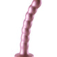 Shots Ouch 6.5" Big Dildo | Beaded G-Spot Large Dildo | Rose Gold Suction Cup Dildo