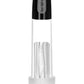 Shots Pumped Automatic Cyber Pump Masturbation Sleeve w/Free Silicone Cock Ring - Clear