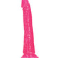 Shots RealRock 7" Big Dildo | Slim Pink Realistic Dildo | Glow in the Dark Suction Cup Dildo