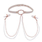Sex & Mischief Peaches 'n CreaMe Collar w/Nipple Clamps