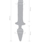 Together Double Dildo | 11" Big Dildo | Double Dildo and Butt Plug Combo | Purple Large Dildo