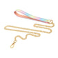 Hello Sexy! Hot Bitch Collar & Leash - Iridescent Rainbow