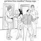 Wood Rocket Sexfeld Parody Coloring Book