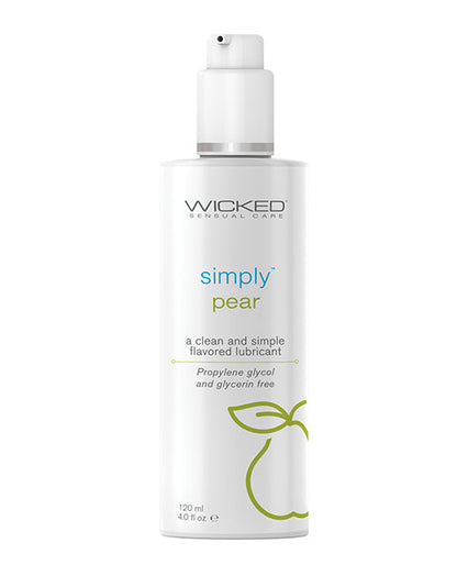 Wicked Sensual Care Simply Water Based Lubricant - 4 oz Pear