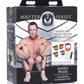 Master Series Kinky Pride Rainbow Bondage Set - Wrist & Ankle Cuffs & Collar w/Leash