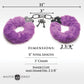 Master Series Cuffed in Furry Handcuffs - Purple