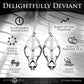 Master Series Tyrant Spiked Clover Nipple Clamps - Silver
