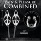 Master Series Tyrant Spiked Clover Nipple Clamps - Silver