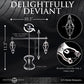 Master Series Tower of Pain Nipple Clamps - Silver